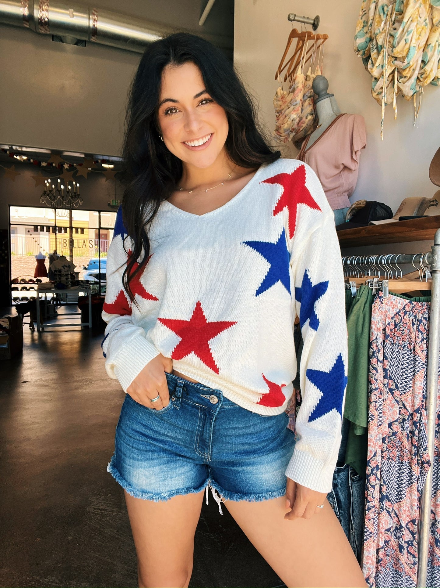 Bay Boom Star Sweater