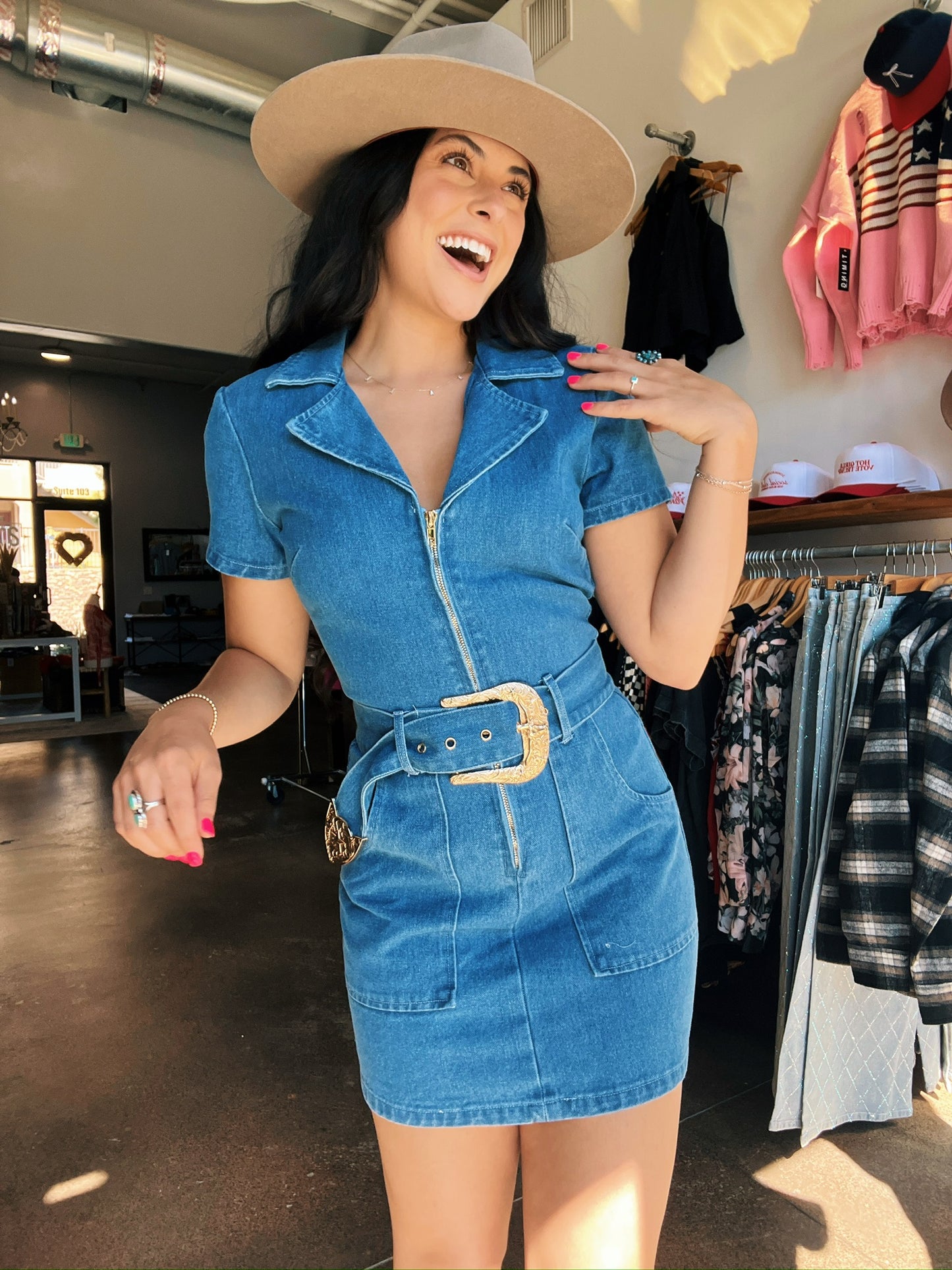 Billie Denim Dress