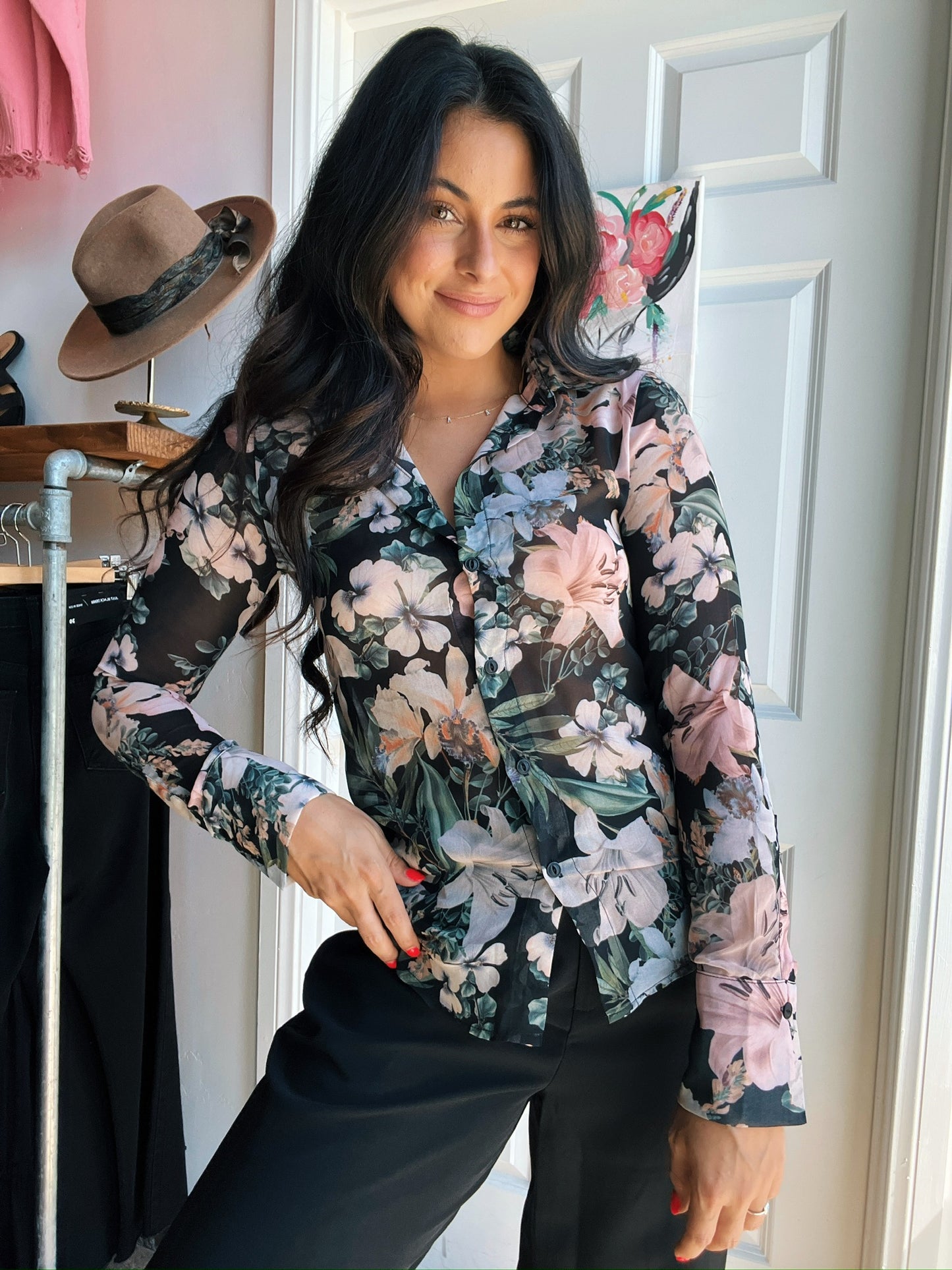 Sally Floral Blouse