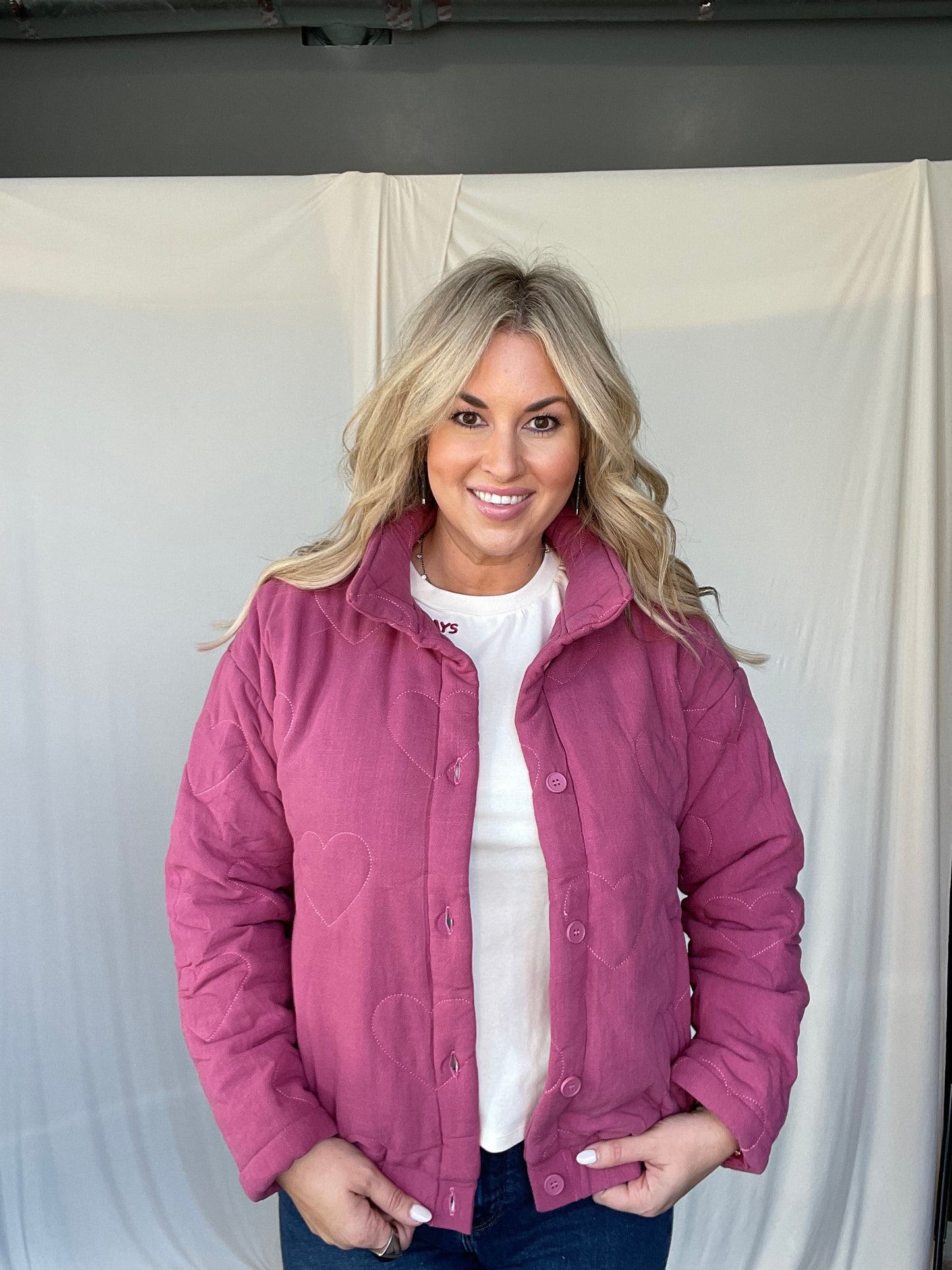 Heart Quilted Jacket