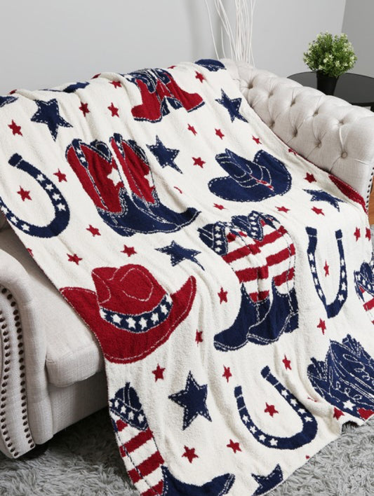 Red, White & Blue Blanket