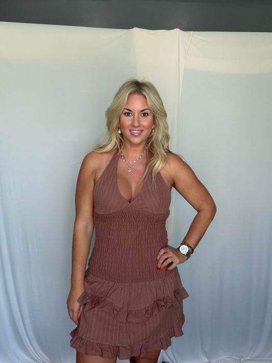 Mirage Halter Dress