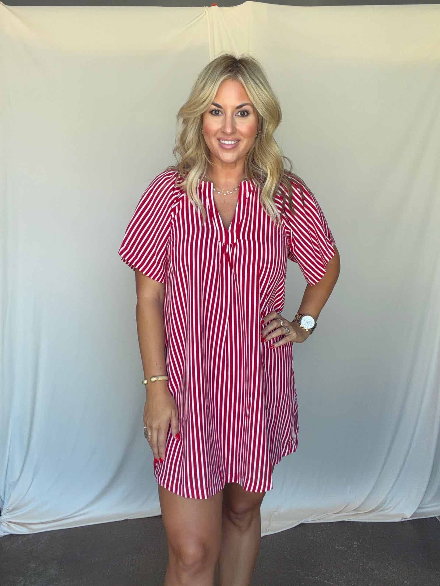 Caroline Stripe Dress