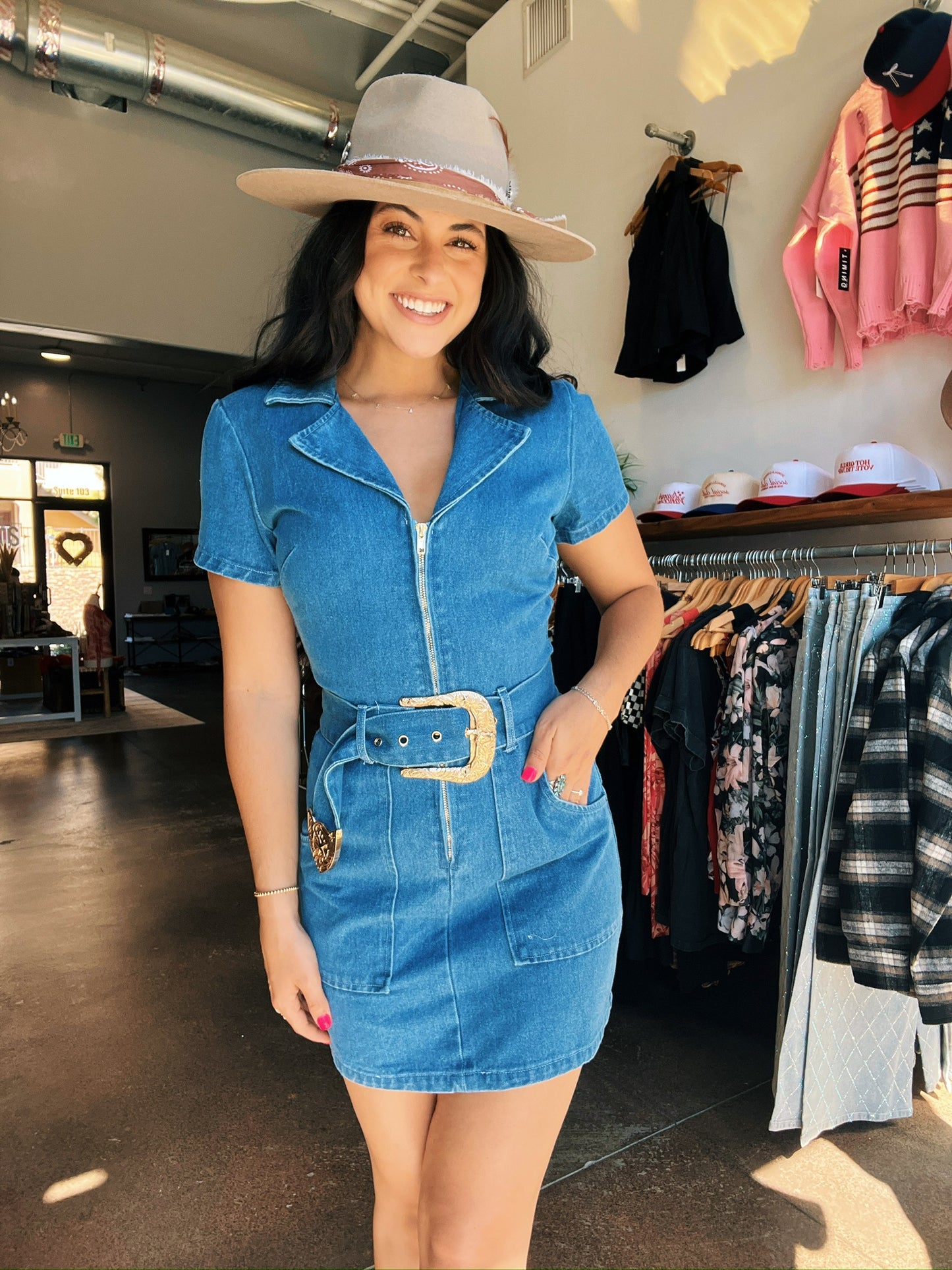 Billie Denim Dress