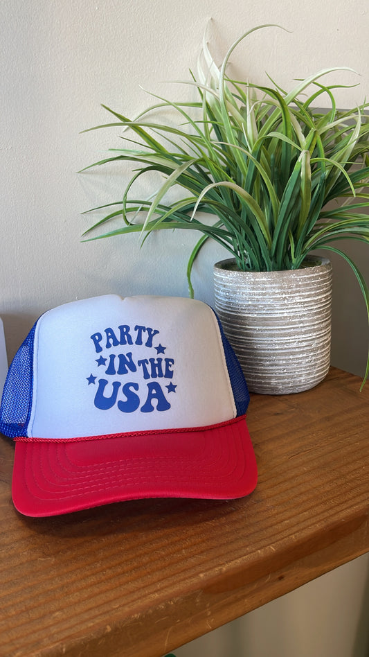 Party in the USA trucker