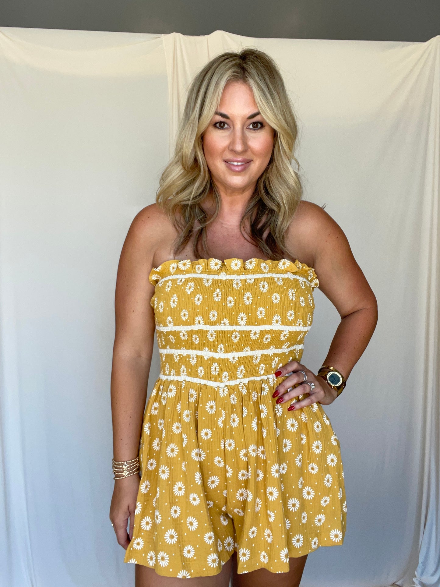 Flower Fields Romper