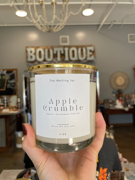 Melting Jar Apple Crumble Candle