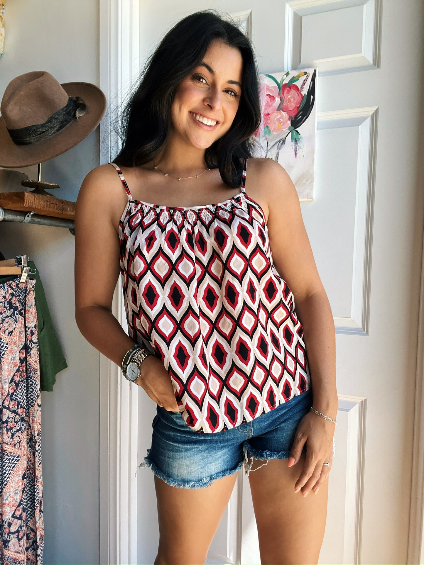 Geo Vibes Cami