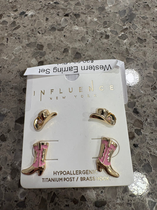 Western Earring Set