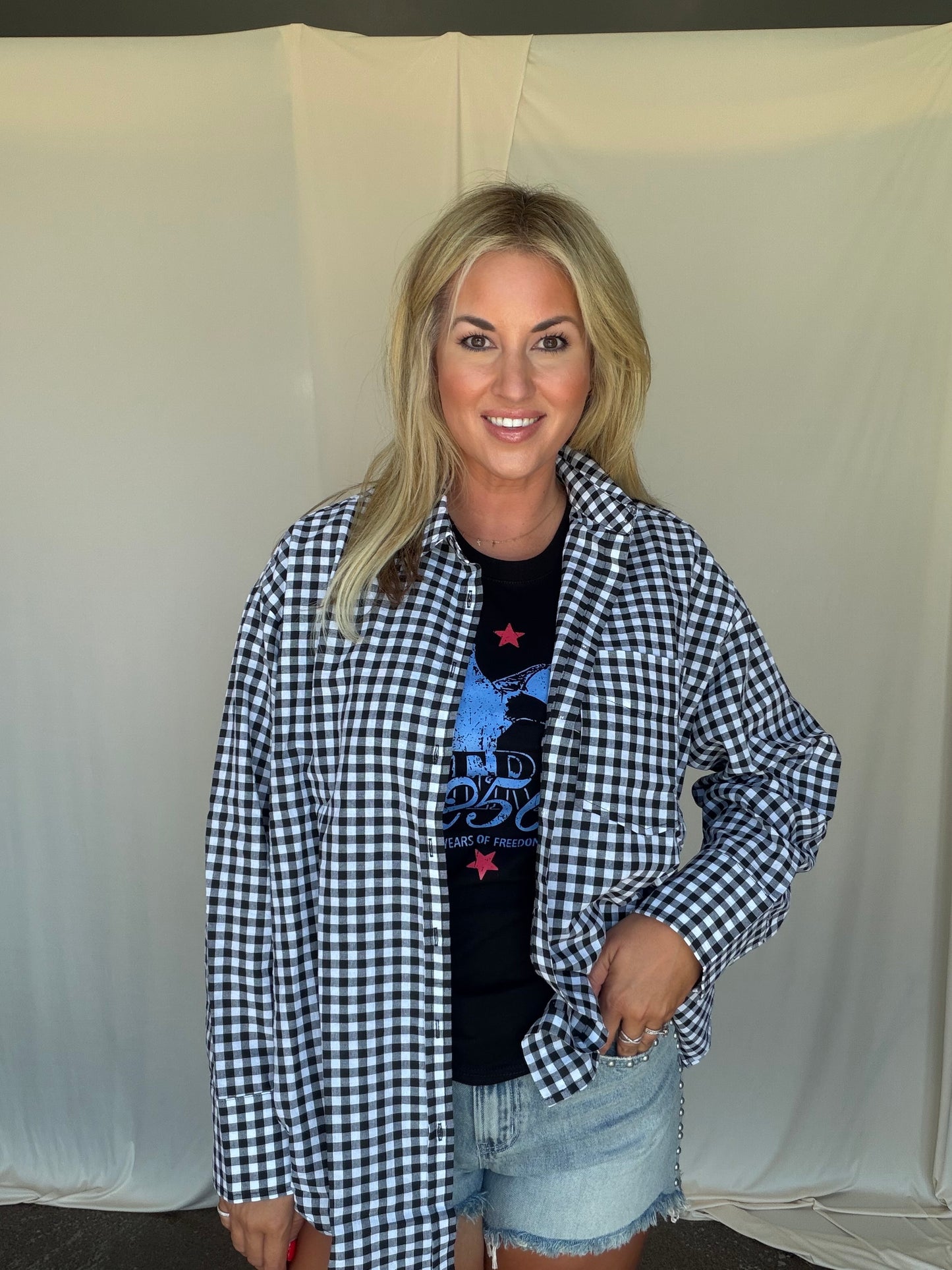 Breakers Gingham Button Up