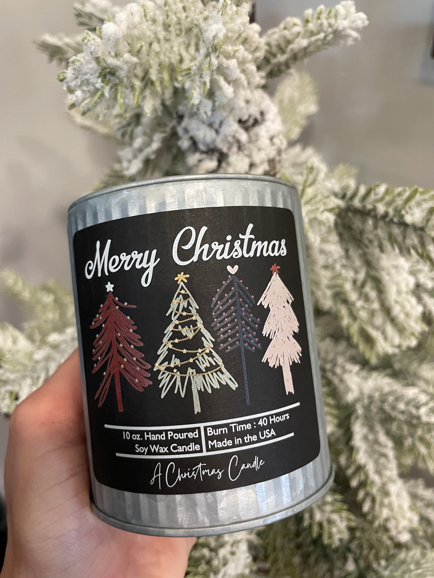 Merry Christmas Candle