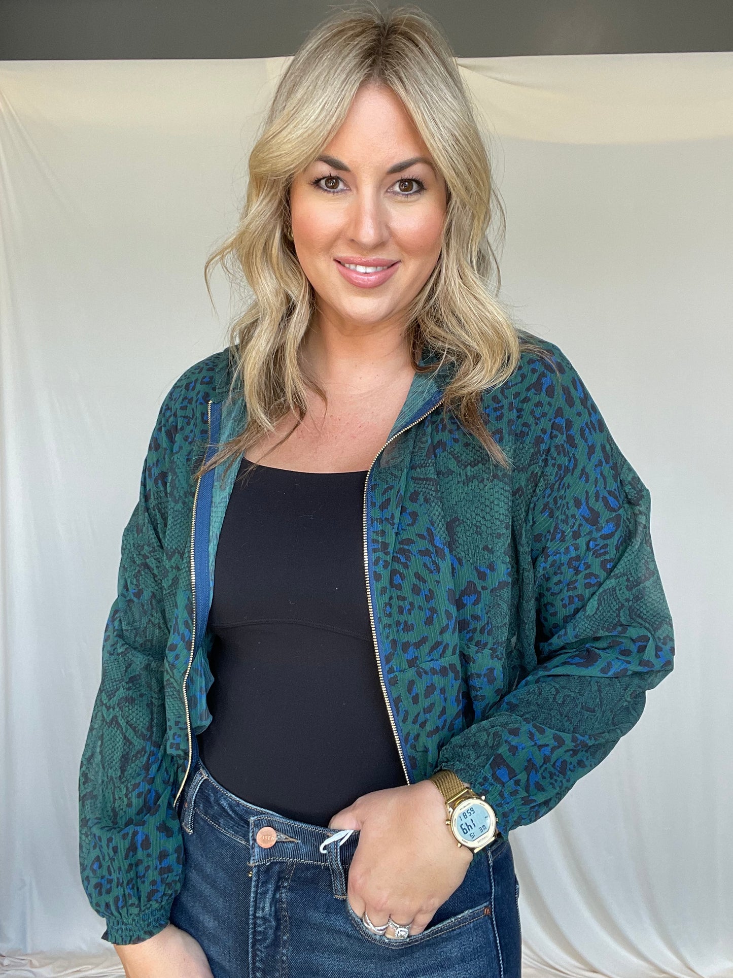 Irene Leopard Jacket