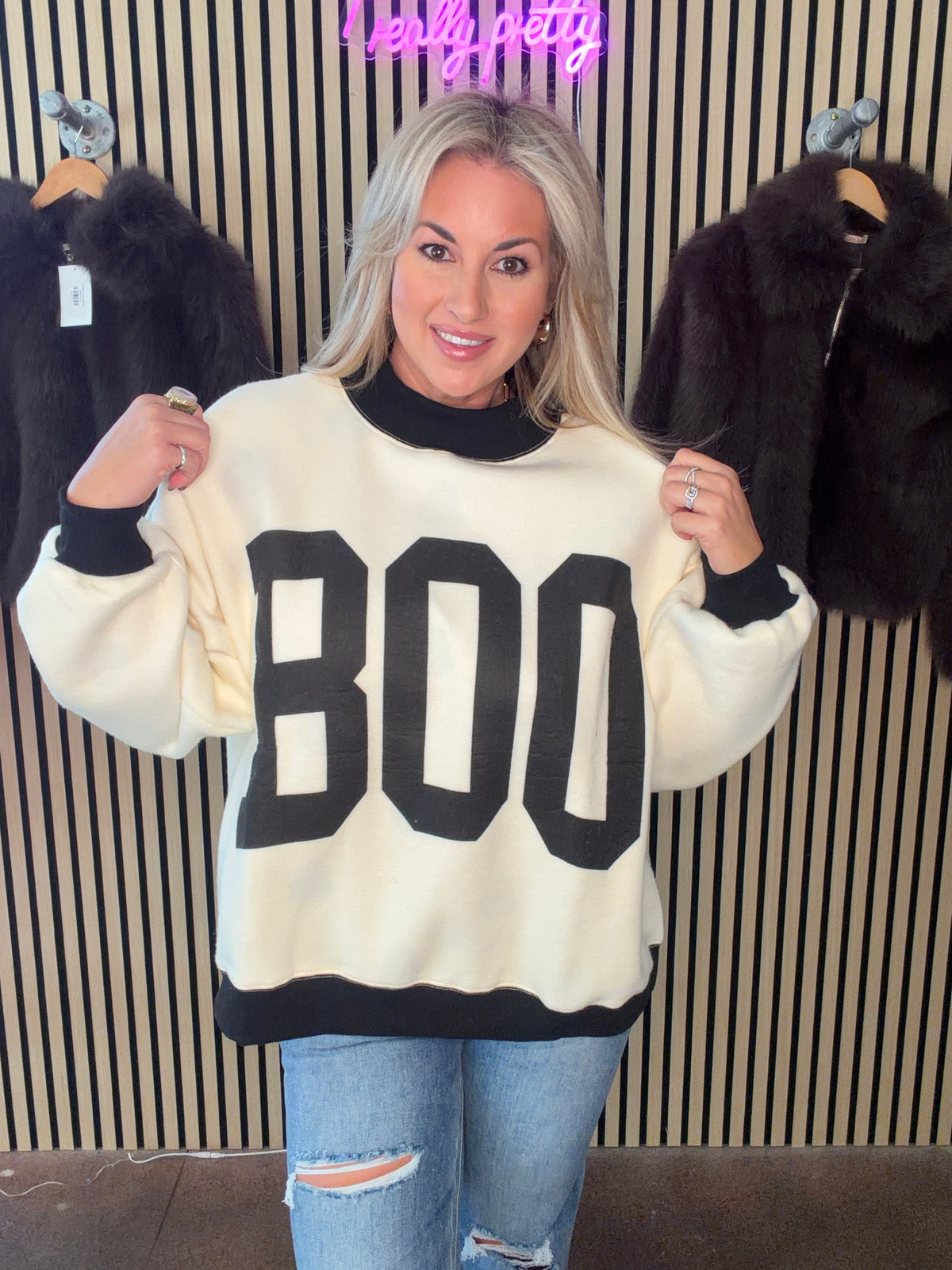 Boo Crew Sweatshirt