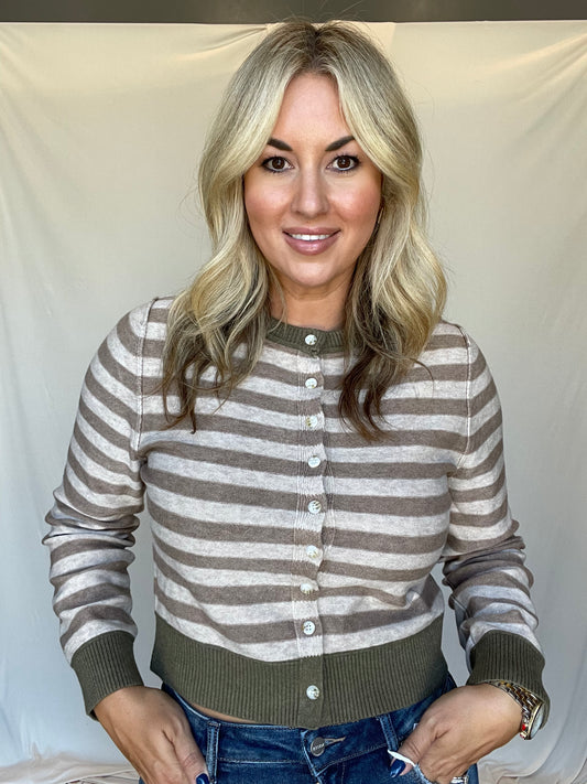 Juniper Stripe Cardigan