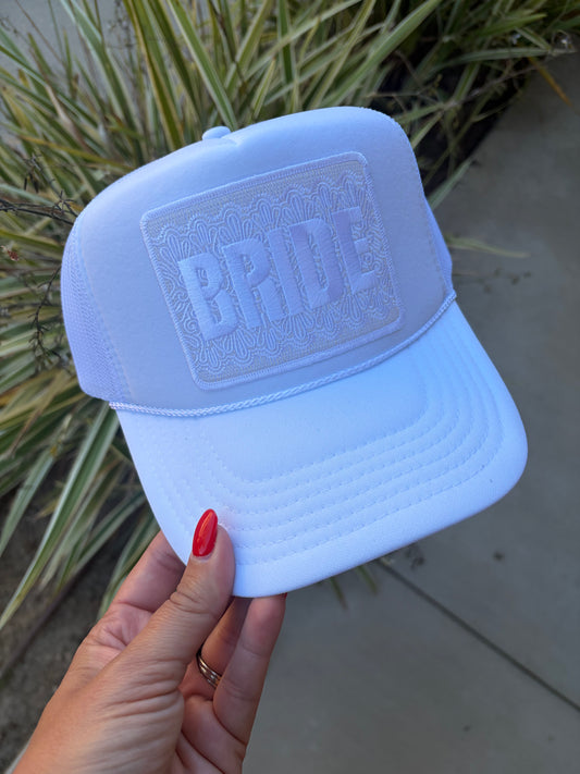 Bride Patch Hat