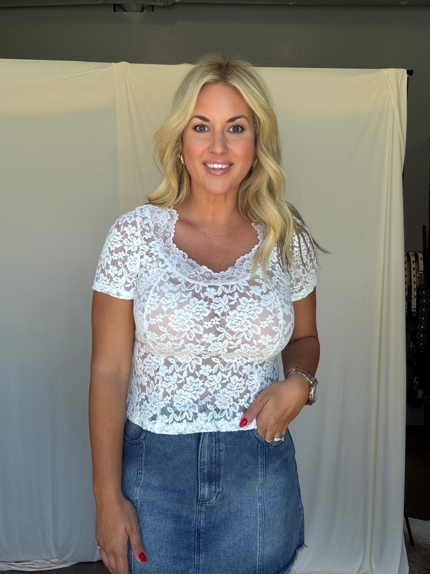 Seraphina Lace Top