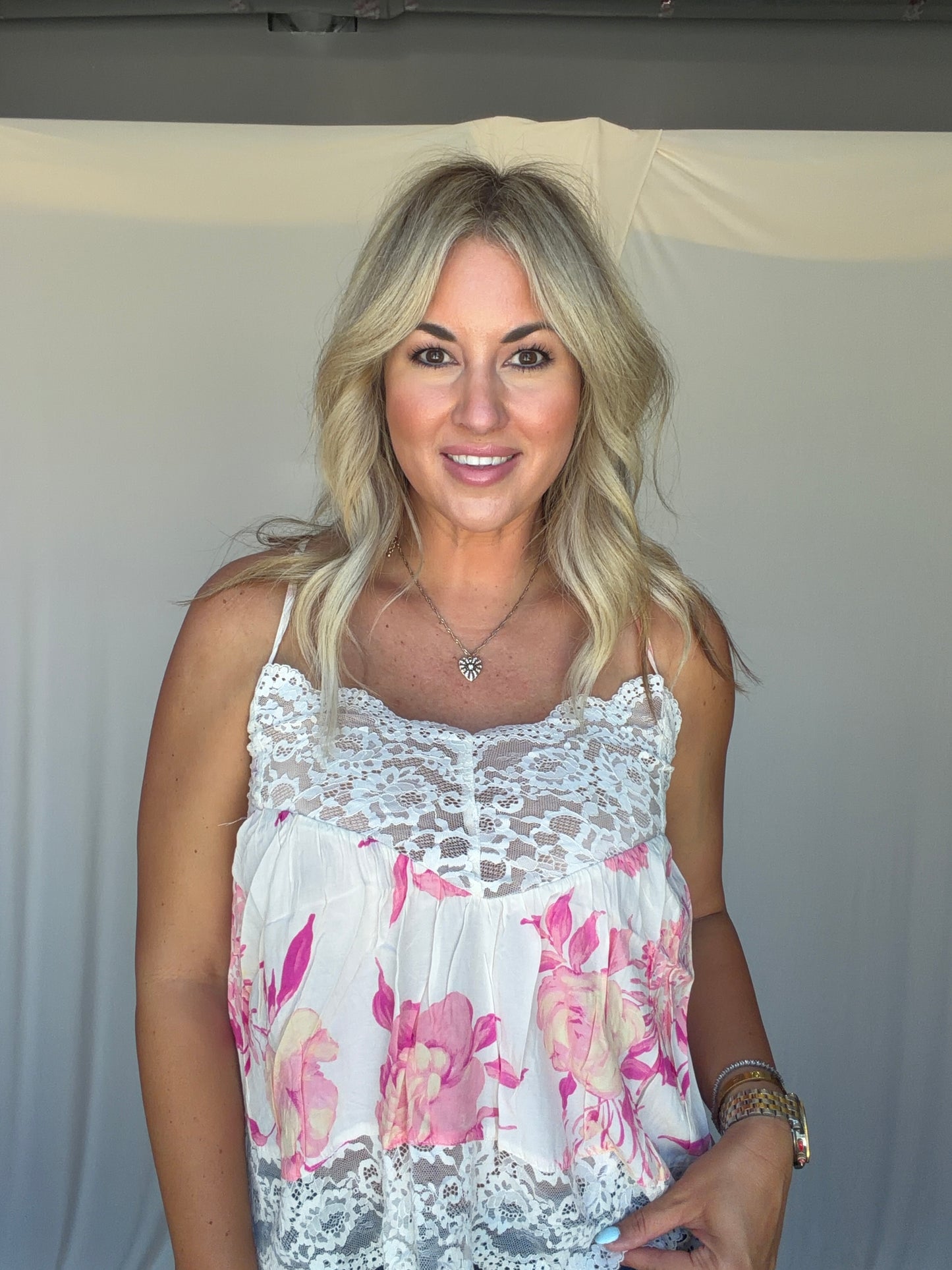 Lia Floral Lace Top