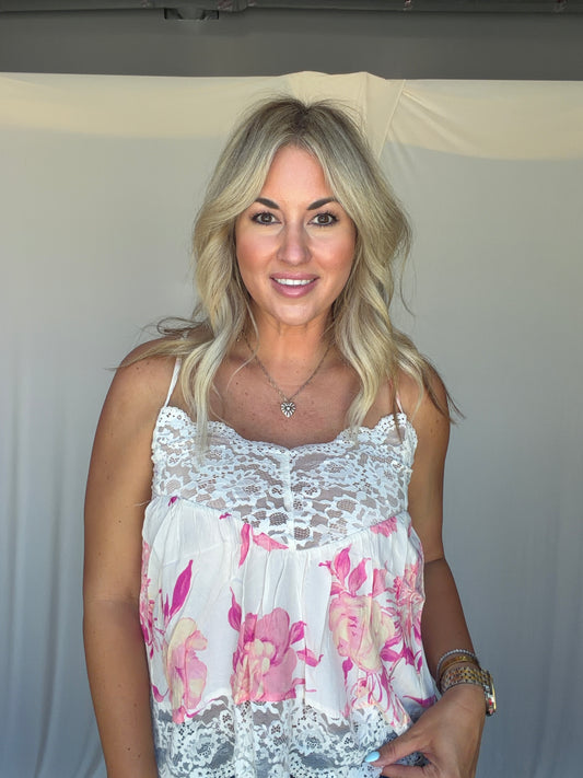 Lia Floral Lace Top