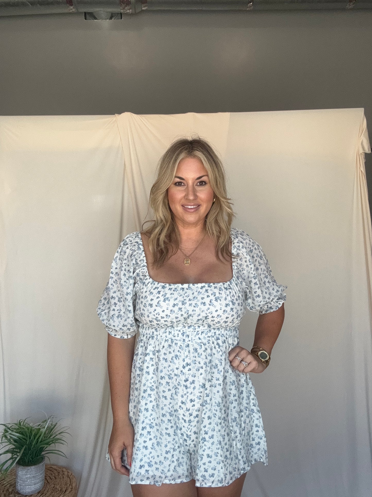 Blue Bell Romper