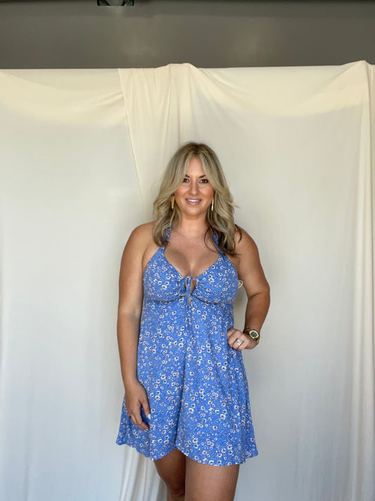 Evelina Halter Dress