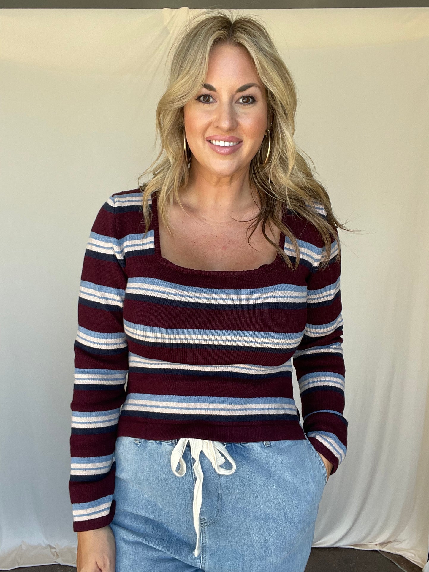 Yale Stripe Sweater