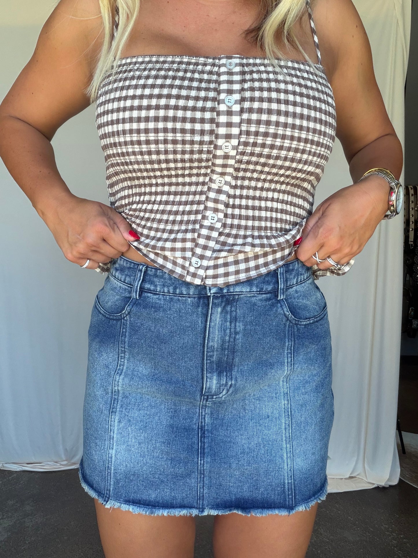 Sienna Denim Skirt