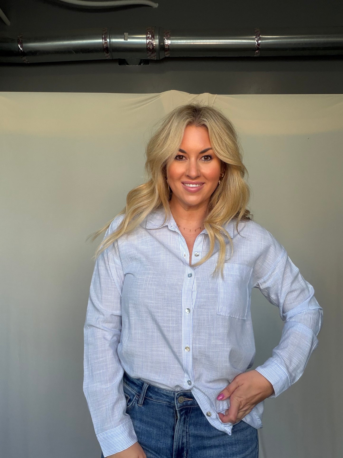 Seabreeze Stripe Button-Down