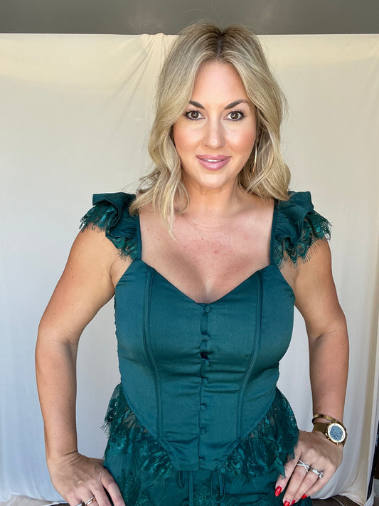 Gem Satin Blouse