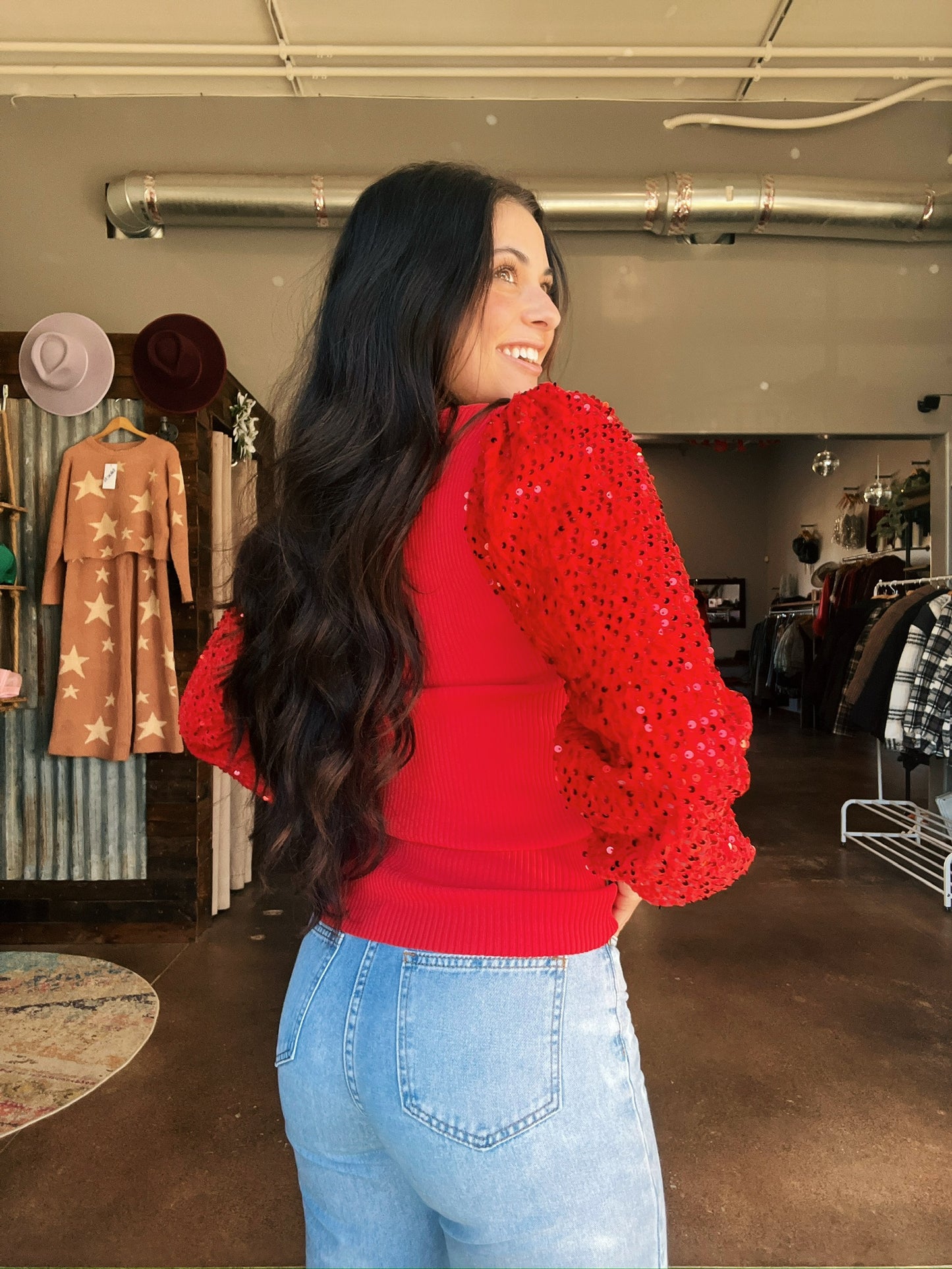 Clementine Puff Sleeve Sweater