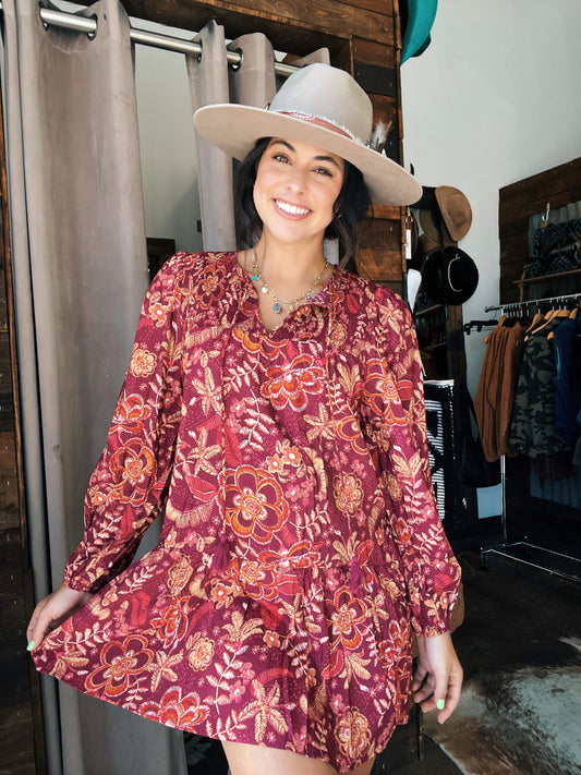 Freshly Picked Long Sleeve Dress