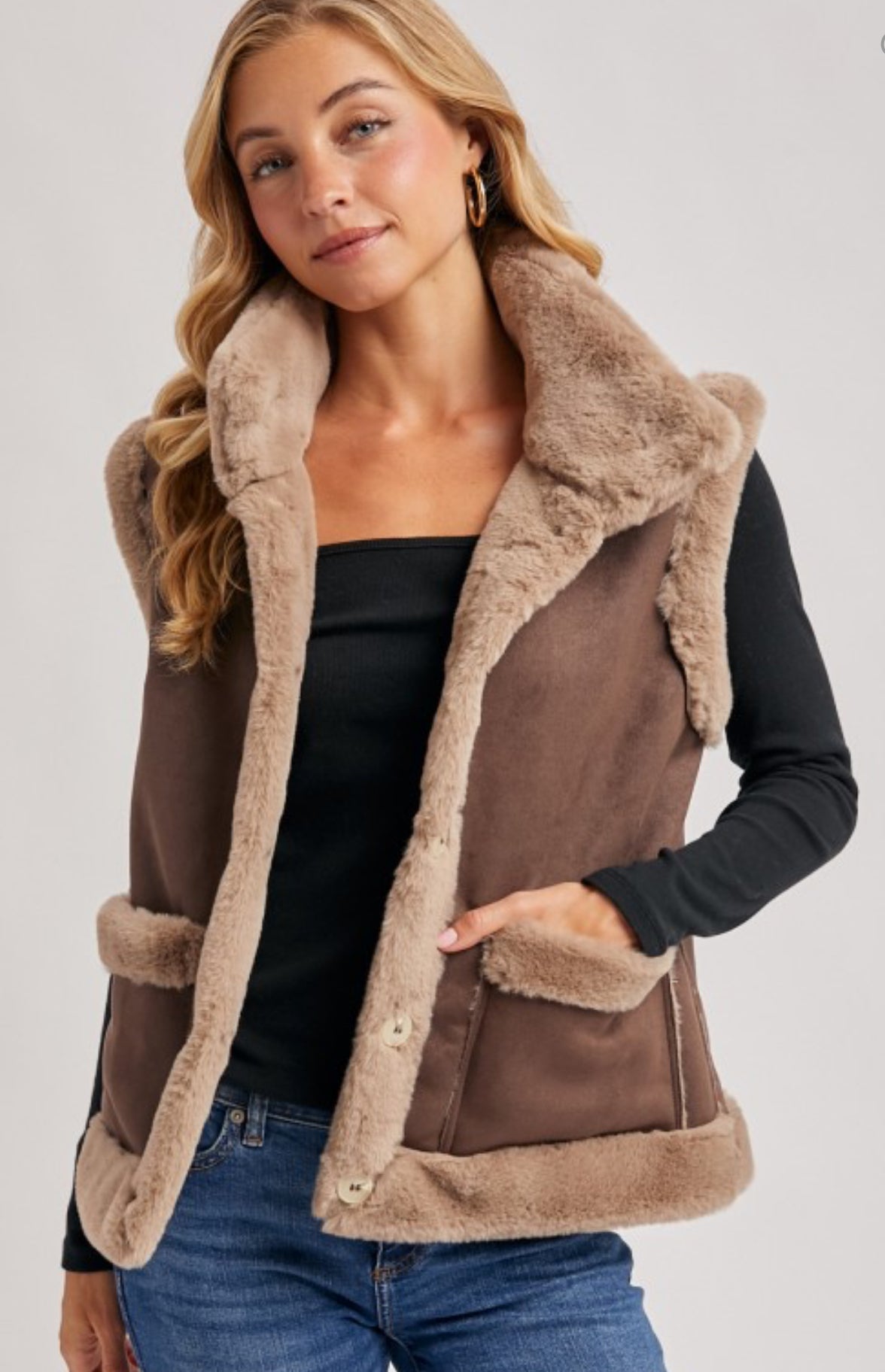 Alpine Faux Fur Vest