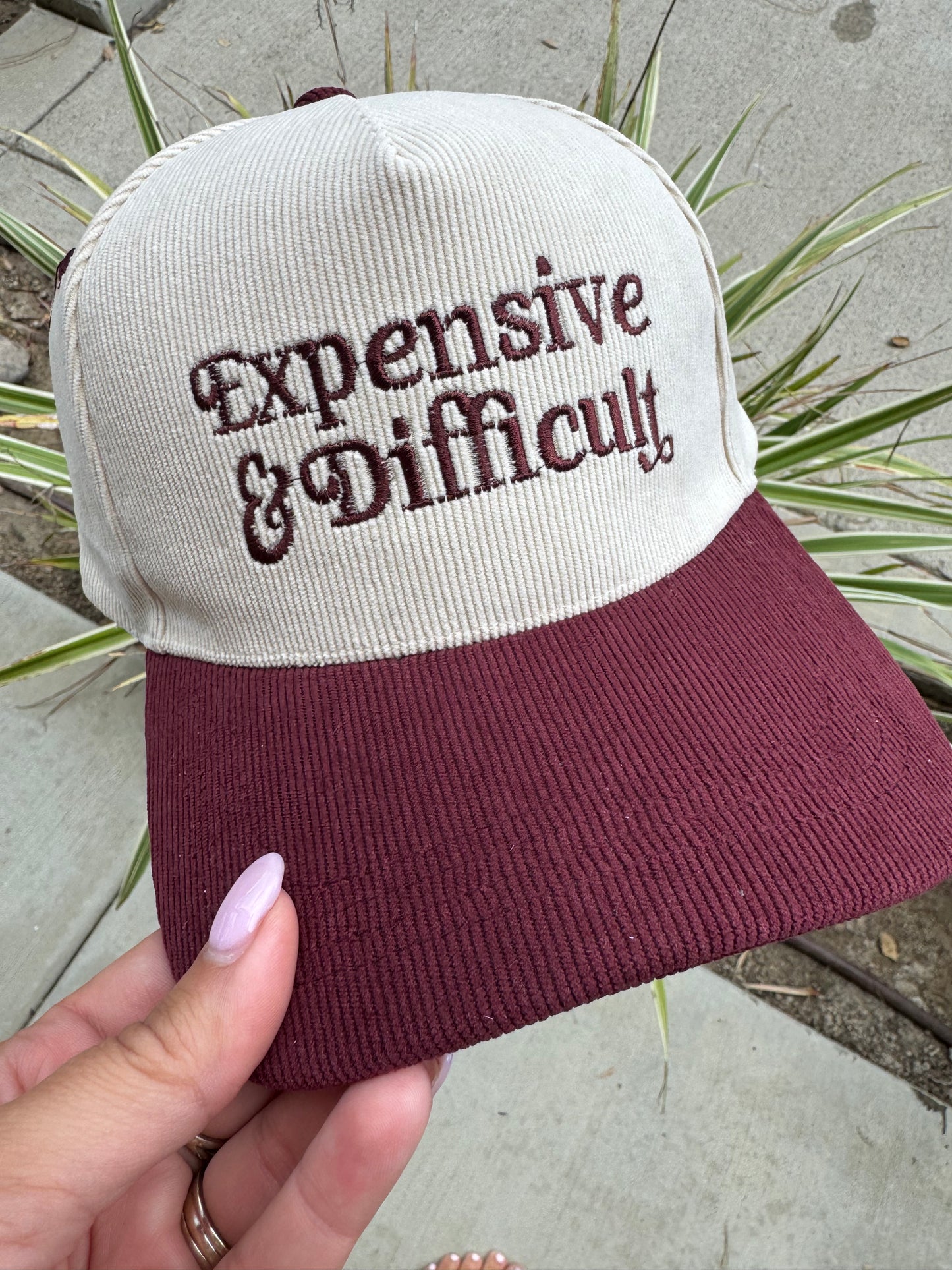 Expensive & Difficult Corduroy Hatt