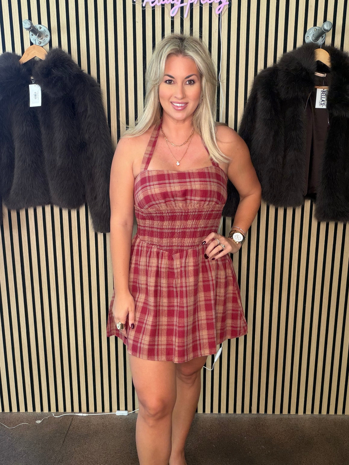 Georgia Plaid Dress