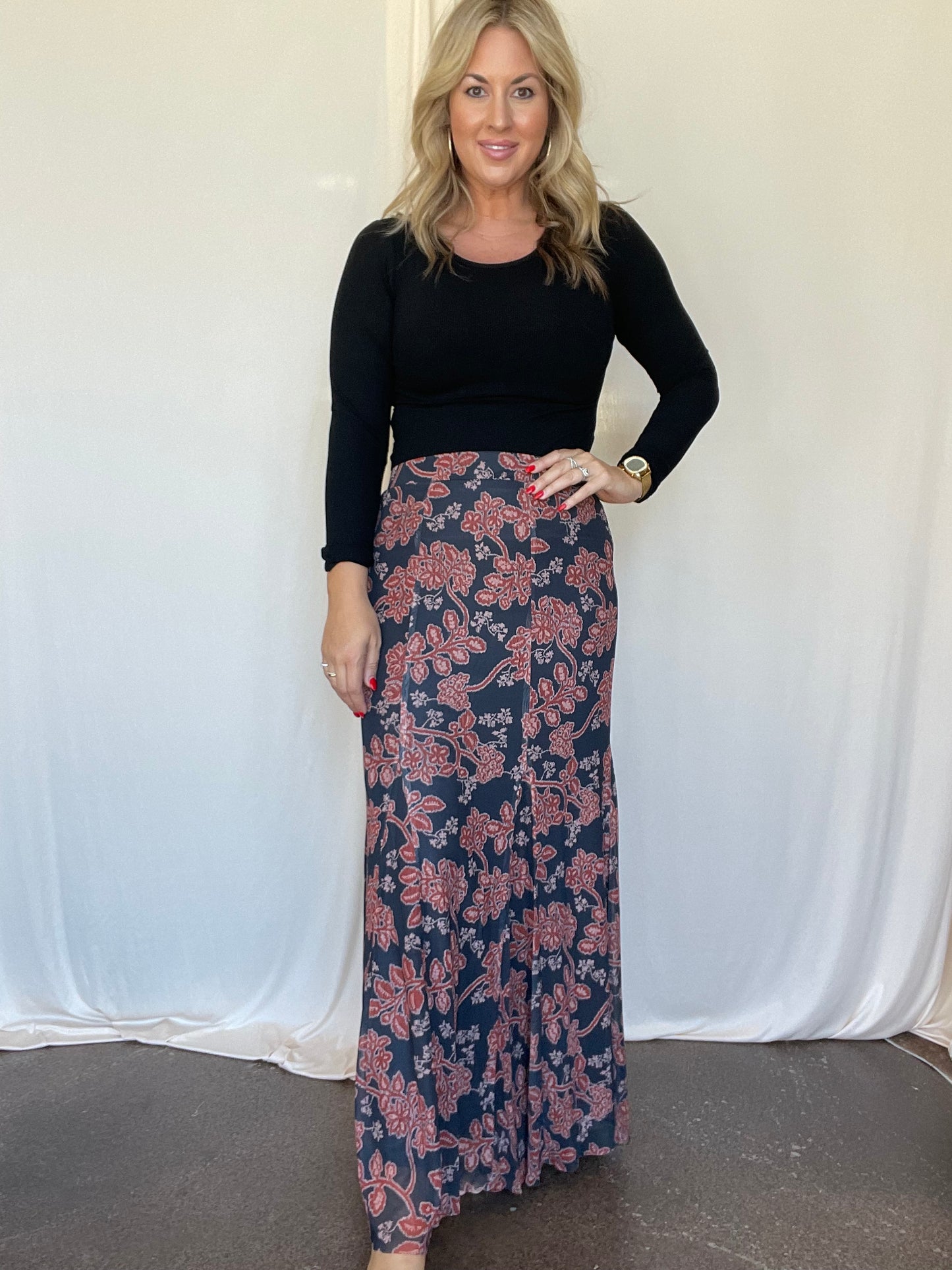 Scarlet Maxi Skirt