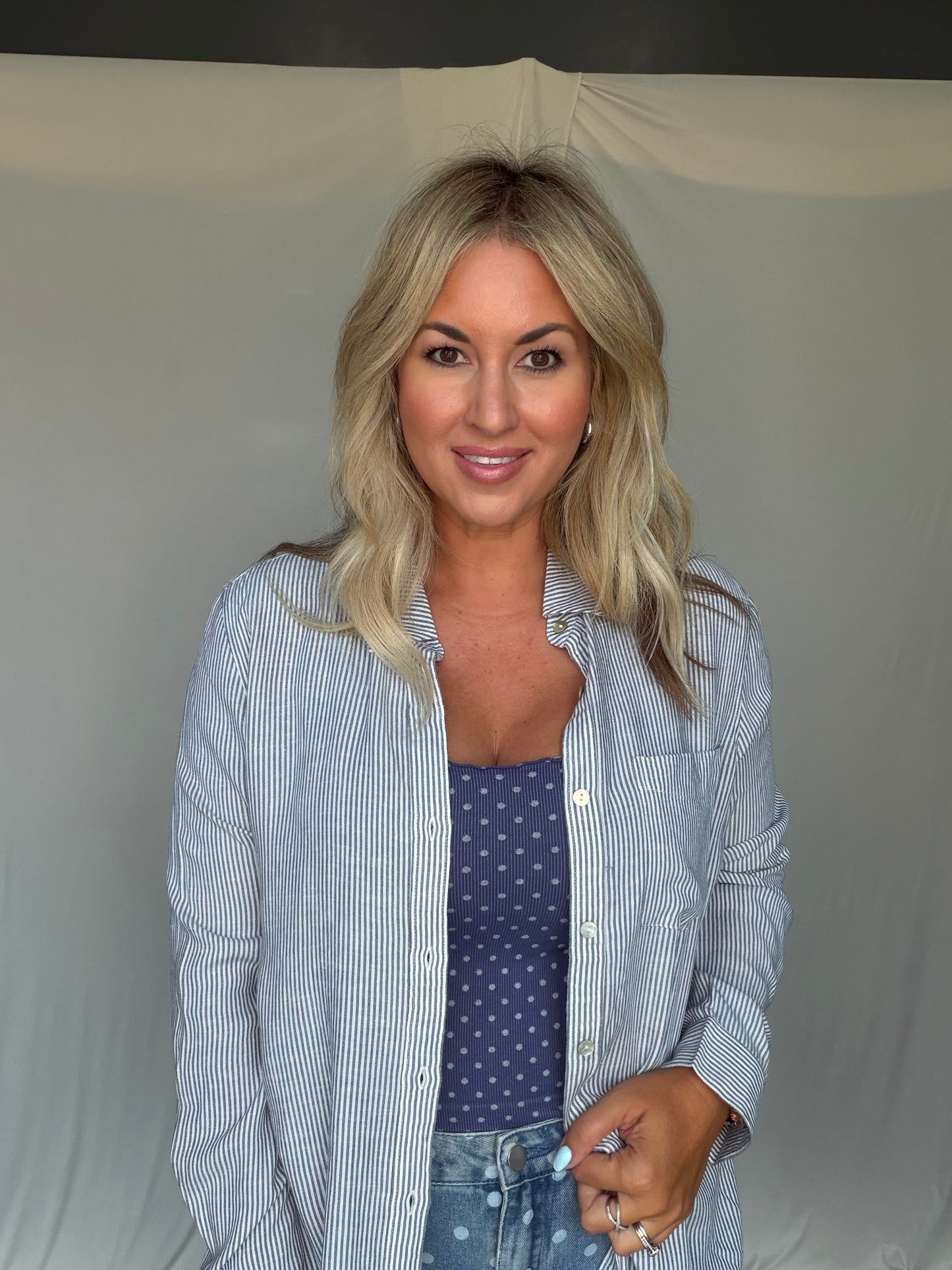 Maple Button Up