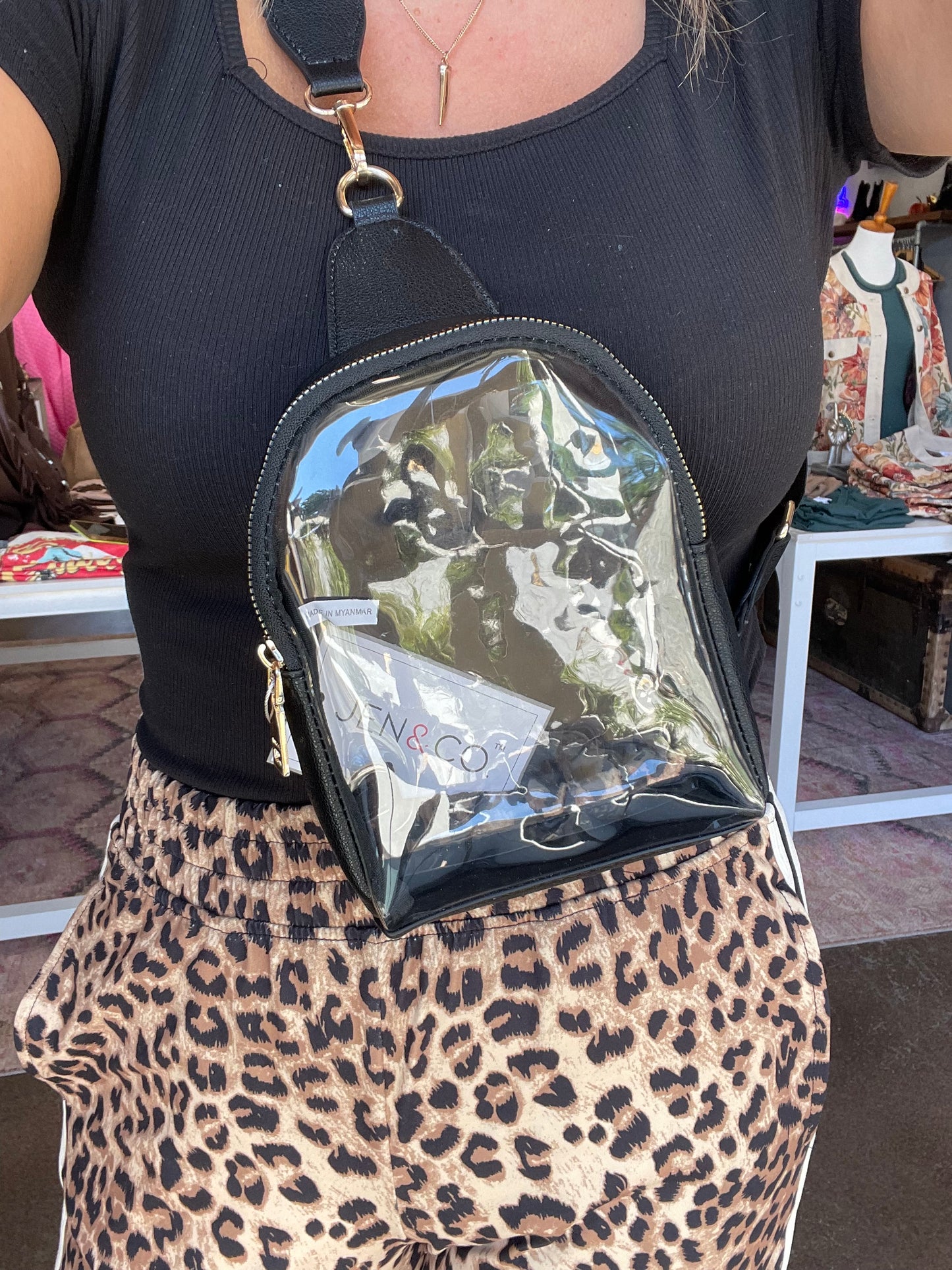 Ellen Clear Sling Bag