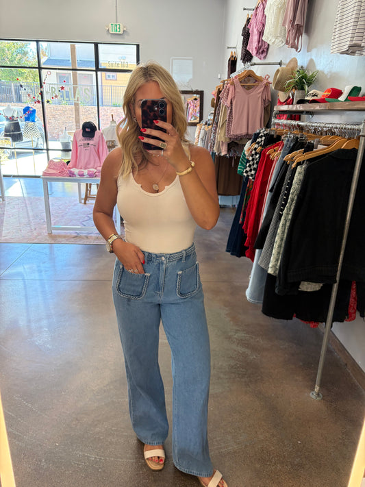 Braided Bliss Jeans