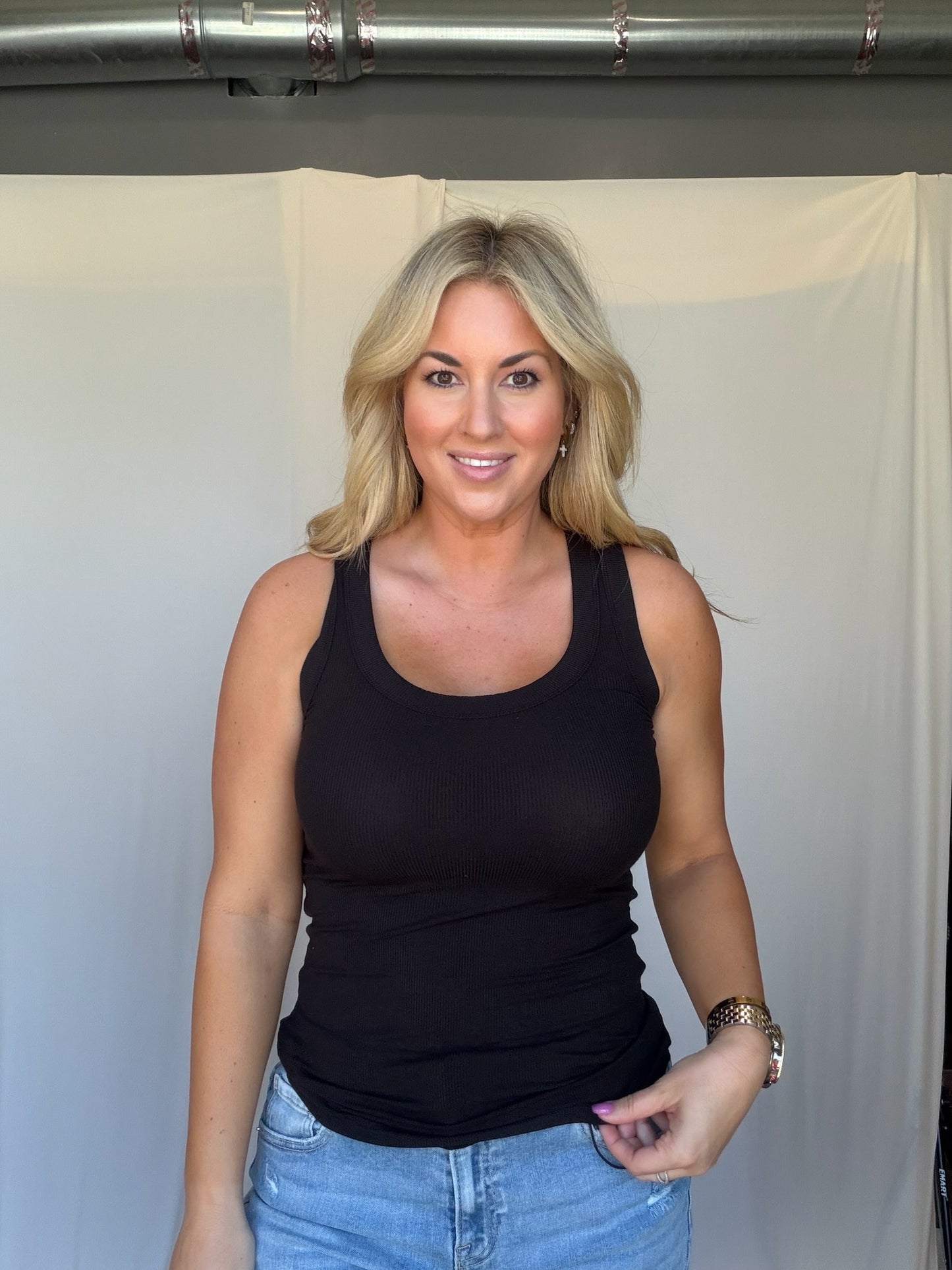 Luna Ribbed Tank Top