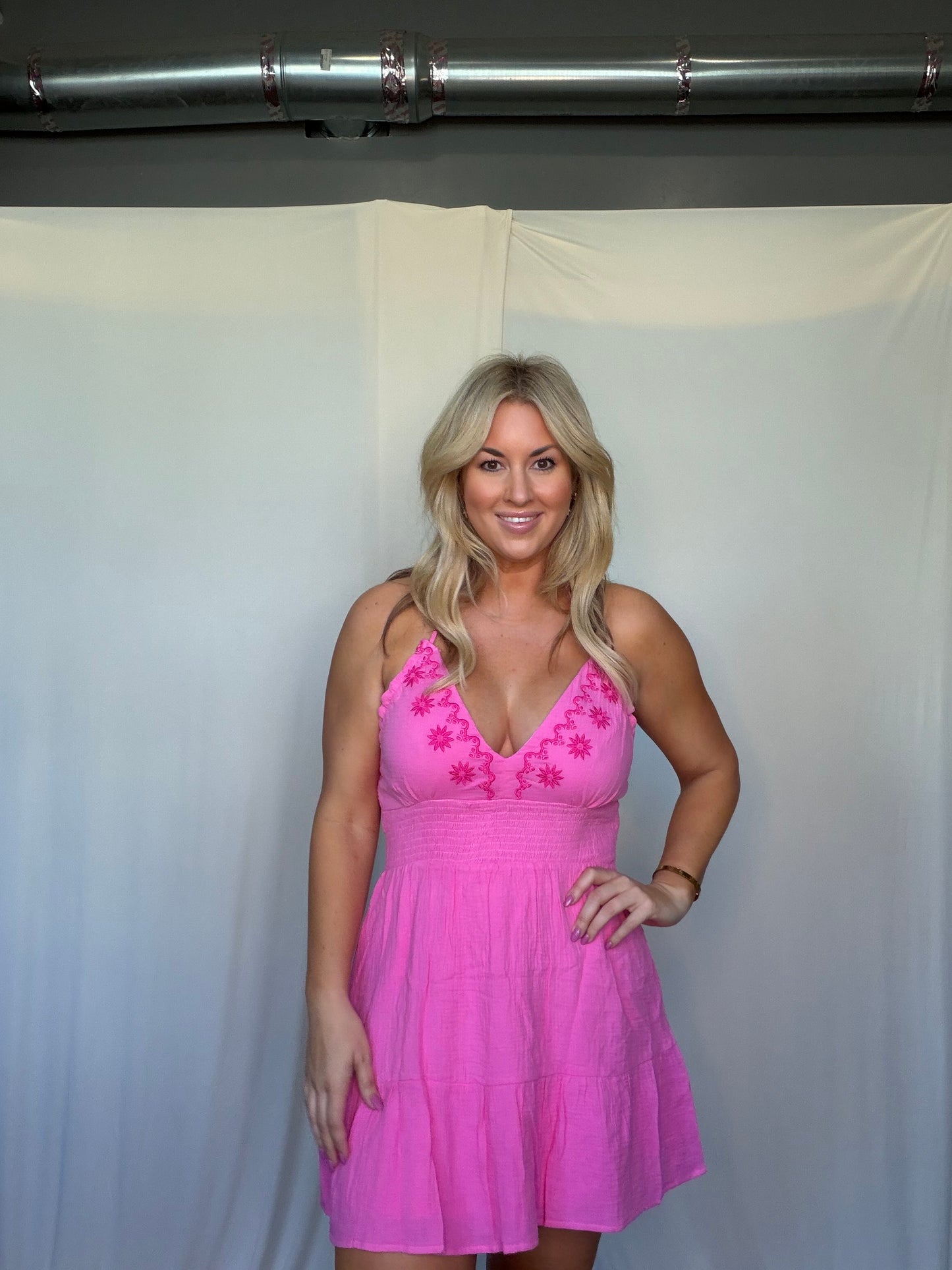 Blooming Halter Dress