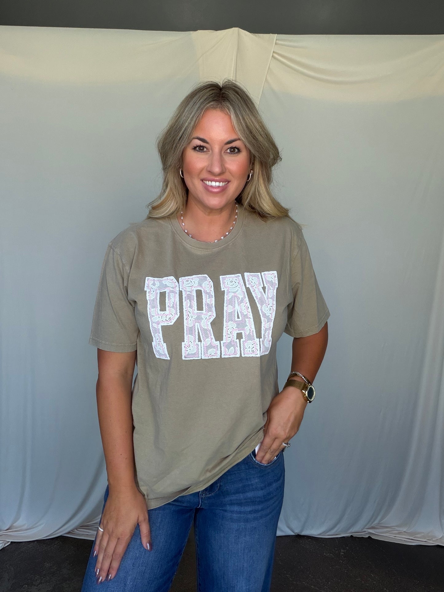 Lace Pray Tee