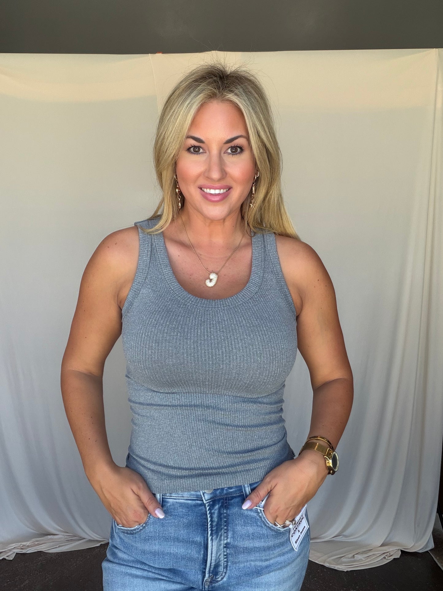 Favel Ribbed Tank Top