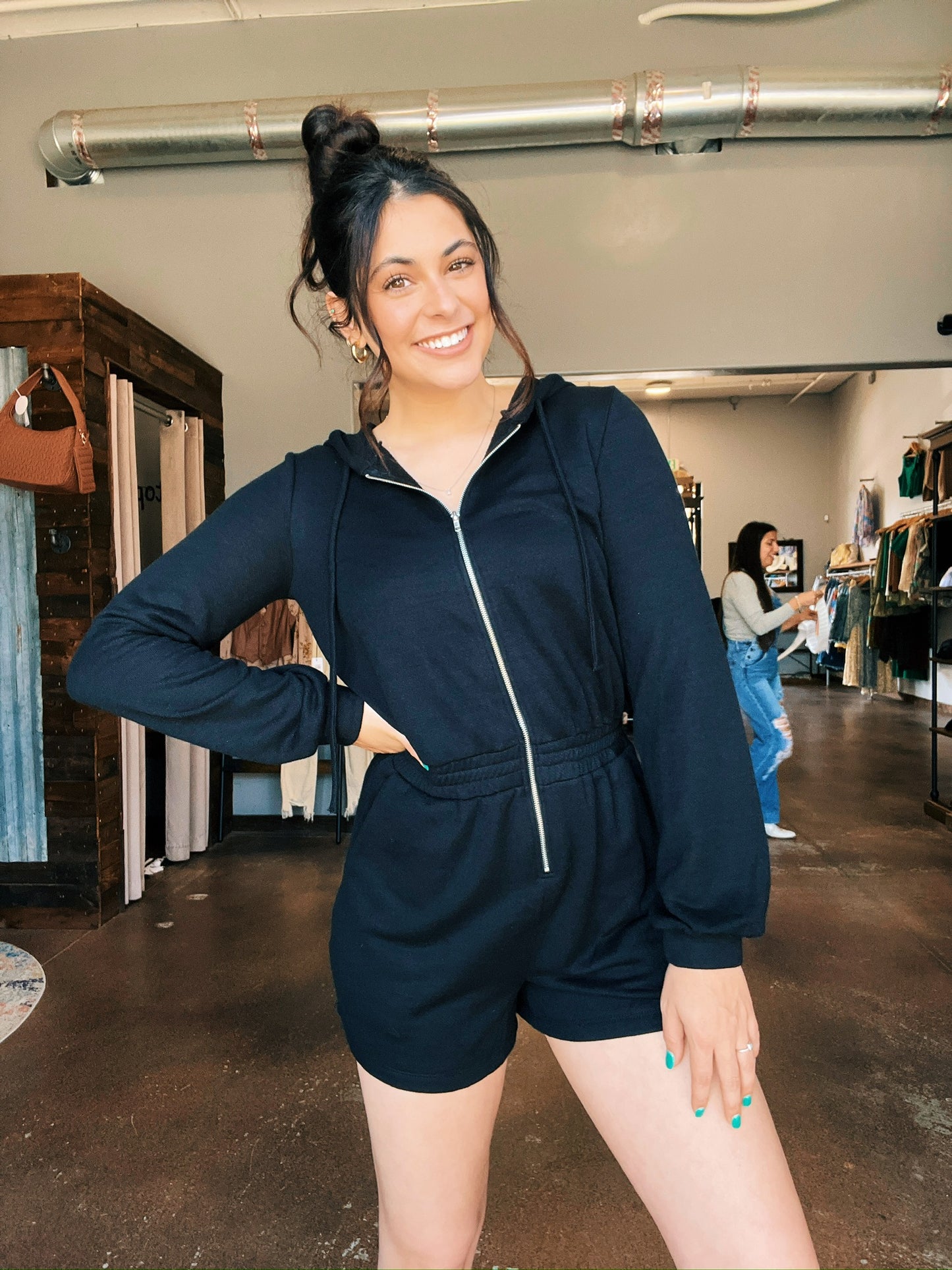 Emma Hoodie Romper