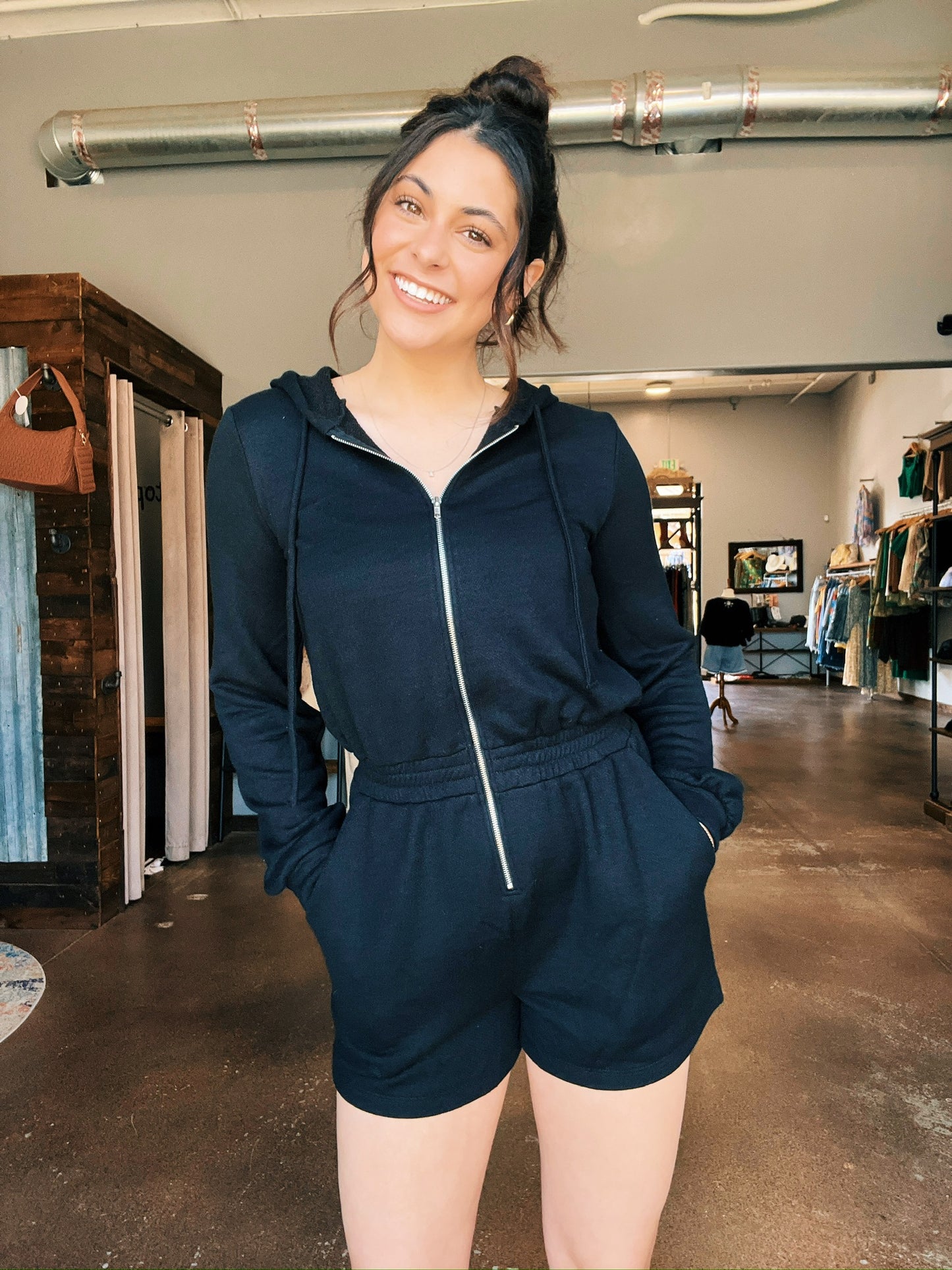 Emma Hoodie Romper