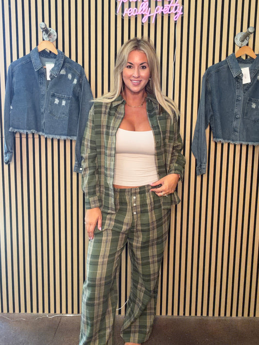 Afton Plaid Pants