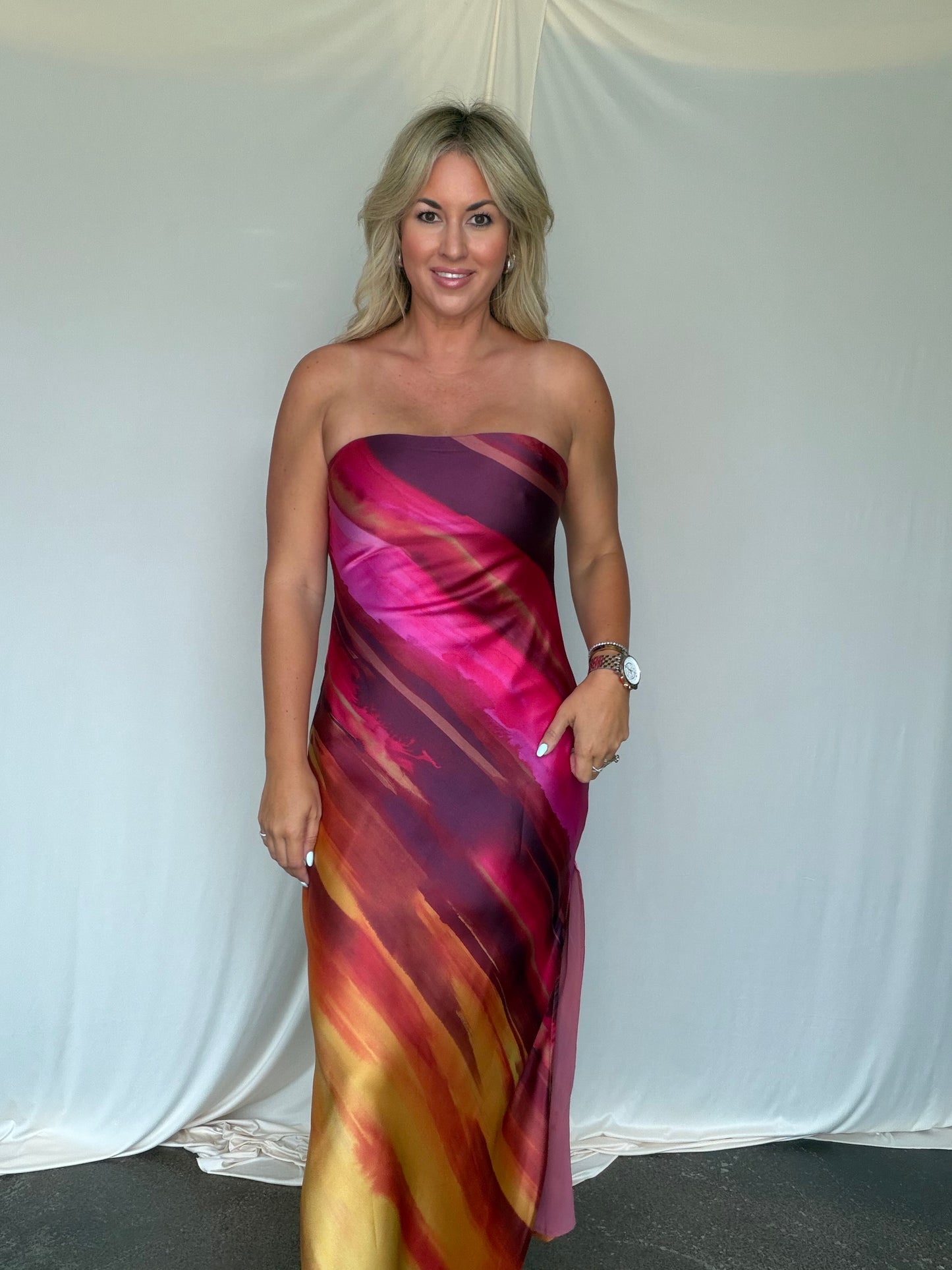Golden Sunset Dress