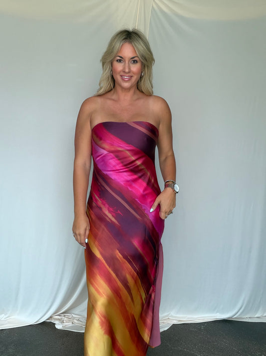 Golden Sunset Dress