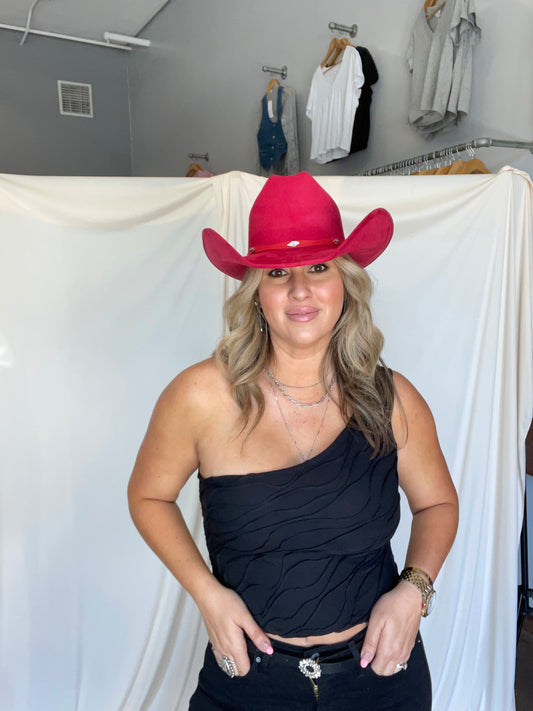Lean on Me One Shoulder Blouse