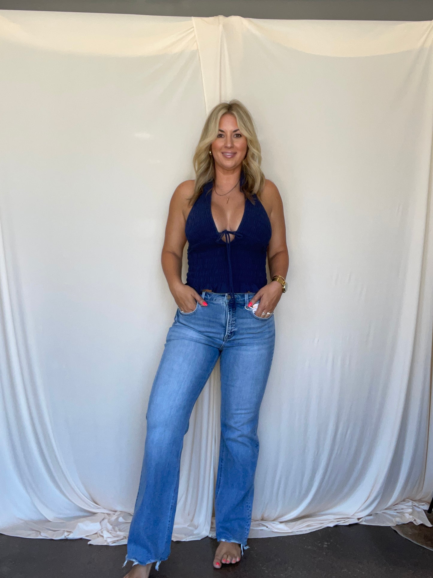 Tina Smocked Halter