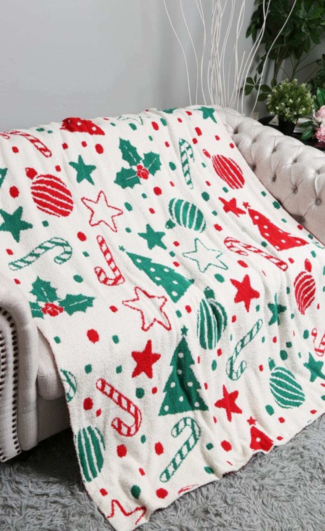 Candy Cane Blanket