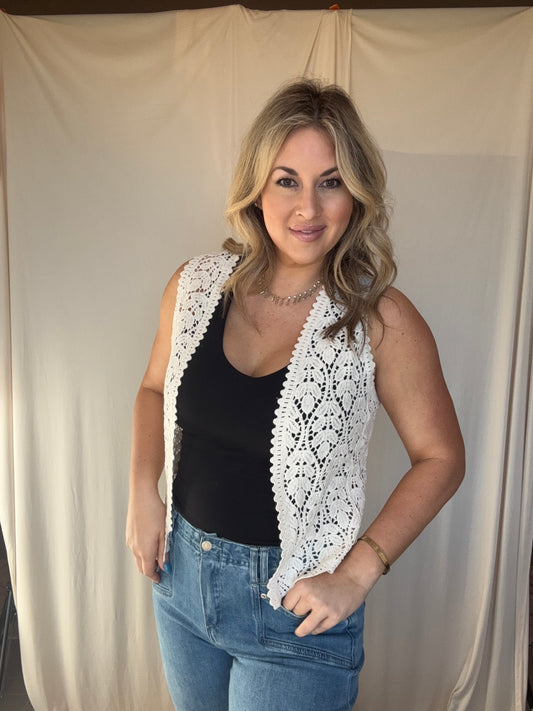 Coastal Crochet Vest